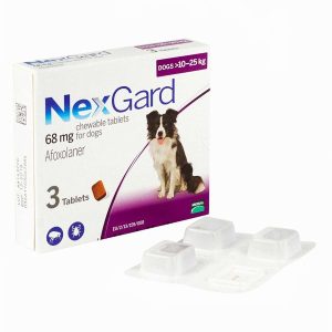 ネクスガード68mg（＞10kg～25kg）3チュアブル入り