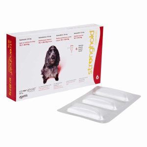 ストロングホールド中型犬用6本(レボリューション欧州版)